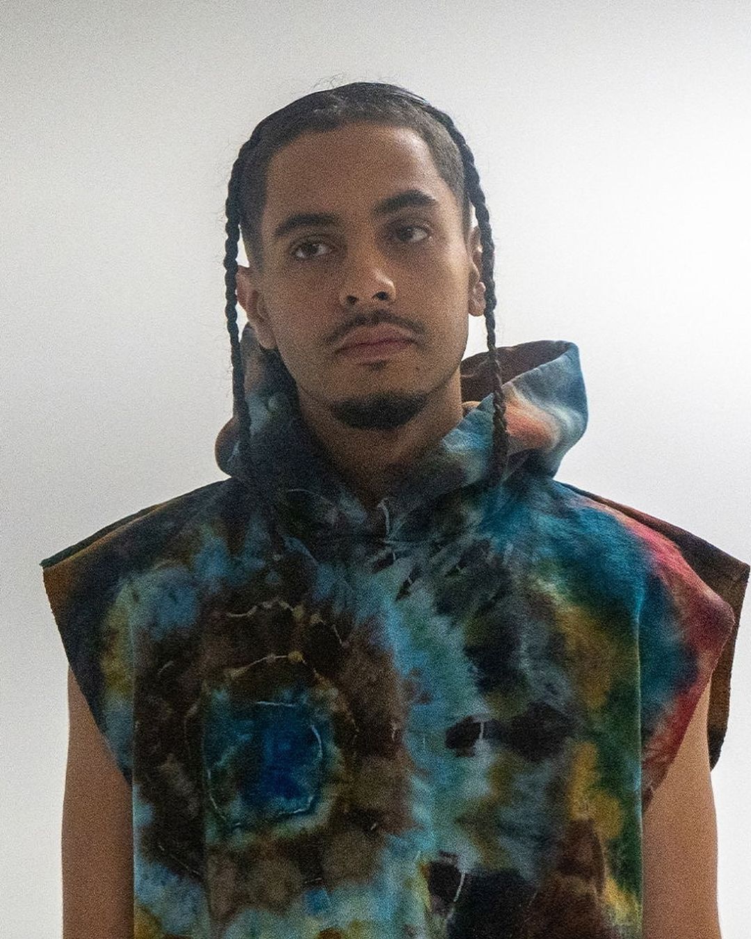 Geode Dye Sleeveless Hoodie