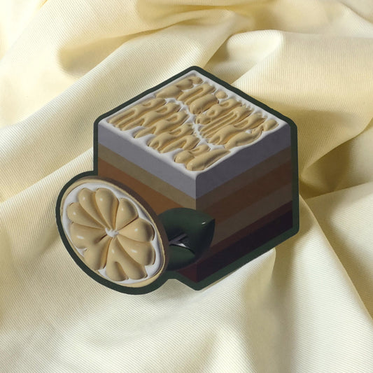 Lemonbar 3D Snack Sticker